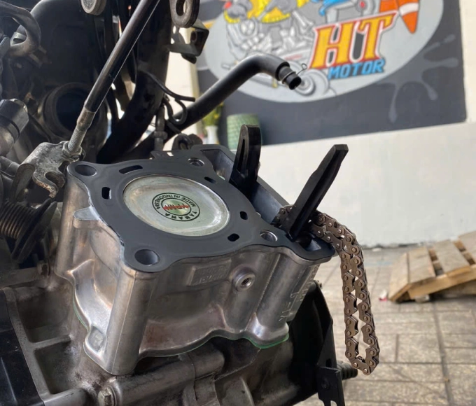 Bảo dưỡng máy xe Ex 155